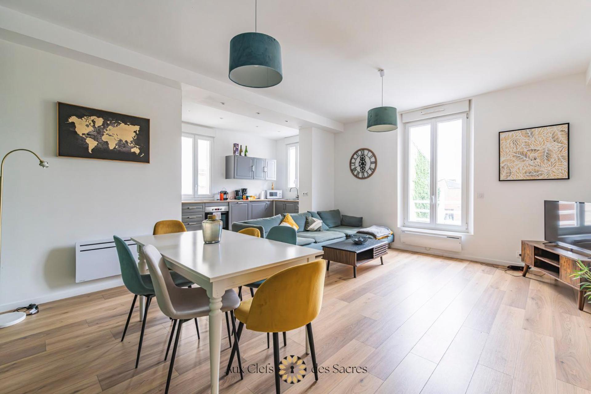 Ponsardin #55 Spacieux Appartement 3 Ch 6 Couchages Reims Exterior foto